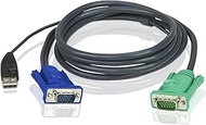 Aten 2L-5202U USB KVM Cable with 3 in 1 SPHD for CS1708A/CS1716A/CL5708/CL5716/CL5808/CL1816, 1.8m