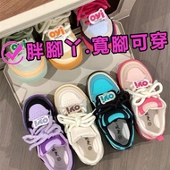 {Fat Feet} Super Large Size 43 Size Plus Fat Extra Wide Canvas Shoes 35-43 Size Spring White Shoes Women All-Match Sports Casual Shoes Flat Shoes 41 Large Size Women's Shoes Fat Feet Wide Fat