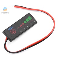Pcbfun 1s 3.7v / 3s 11.1v / 7s 29.4v Li-ion Battery Level Indicator Percentage Display