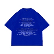 Fakelab Ts Oversize YOU Royal Blue / Tshirt biru T-Shirt/