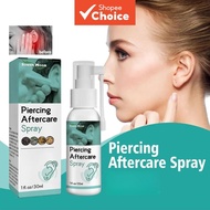 Piercing Aftercare Spray, Ear Hole Care Spray, Ear Piercing Cleaning Solution, Portable Pierced Ear 