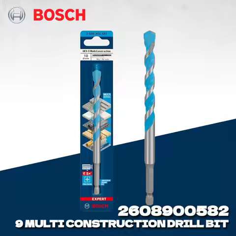 BOSCH 2608900582 EXPERT HEX-9 Multi Construction Drill Bit 10 X 90 X 150 MM for Impact Drill Rotary 