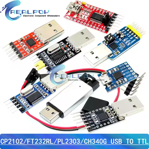 CP2102 USB 2.0 to UART TTL 5Pin / 6Pin Connector Module Serial Converter STC Replace FT232 CH340G PL