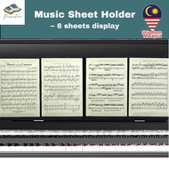 Music Score Holder A4 Size 4+2 Page Expandable Piano Score Folder