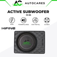 HIFINE HI-6S | 6.5" Underseat Active Subwoofer | Car Underseat Subwoofer 6.5 Inch Woofer Built-In Am