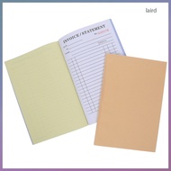 2Pcs Contractor Invoice Receipt Book Paper Pad Multi Color Work Order Booklet for Shop Use Financial