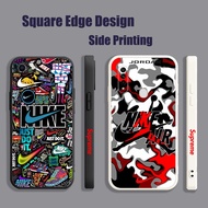 Logo Air Jordan Fashion CUU04 For OPPO A12 A3S A5S A5 A7 A15 A15S A16 A16S A12E Phone Case Square Ed