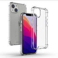 Goodcase🔥พร้อมส่ง🔥Hard Transparent Four Corners Thickened Shockproof Case สำหรับ iPhone 15 Pro 15 Promax 14 Pro Max Plus 13 Pro Max 12 Pro Max 11 Pro Max XS XR X 8 7 Plus + SE 2020 Anti-fall Clear TPUการป้องกันเลนส์กล้องเคสกันกระแทก