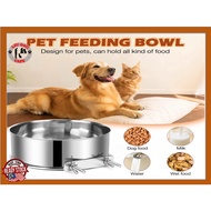 Pet Dog & Cat Crate Water and Food Bowl, ShineMe Stainless Steel Dog Bowls Hanging for Cage Crate Ke