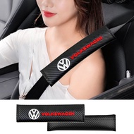 1pcs Car Seat Belt Cover Auto Shoulder Cushion Embroidery Car Logo Shoulder Pads for VW Volkswagen Jetta MK5 Golf Passat 3B7 601 171 GTI