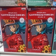 Glitter glamours Bulma red dragon ball figure