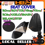SUZUKI RG110/RGV/TXR/VS125/FX110/RC80 /AXELO/SMASH/BELANG/STEP MOTOSIKAL SEAT COVER STD BLACK
