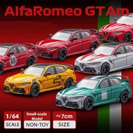 C DCT 1/64 Alfa Romeo Giulia Gtam Model Sports Car Vintage Cars Diecast Vehicle Collection Toy For