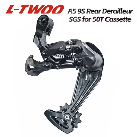 LTWOO A5 9s Rear Derailleur, 3×9speed Compatible with 50T Cassette, ALIVIO / ACERA