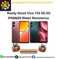 [READY STOCK] VIVO Y31 5G [16(8+8)GB RAM+256GB ROM] IP68 & IP69 Dust and Water Resistance | 6500mAh 