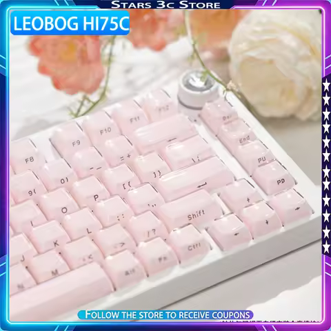 LEOBOG HI75C Mechanical Keyboard Greywood V4 Axis Aluminum Alloy Casing with Multi-function Knob Low