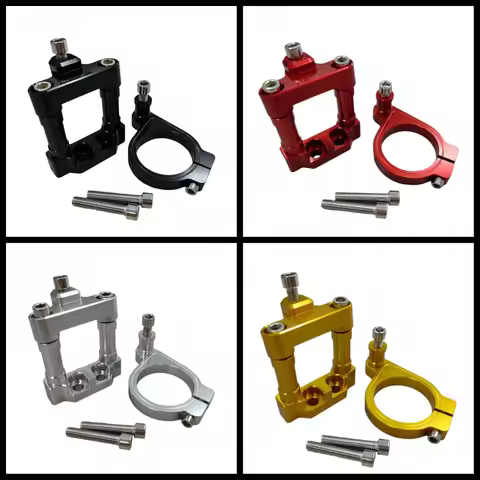 Bar Motorcycle Accessories Steering Damper Stabilizer Handlebar Bar Clamp Kit Reversed Safety For YA