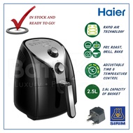 [Global No.1 Brand] [Sirim] Haier Air Fryer Deep Fryer Cooker Single Pod Non-Stick Oil-less Healthy 