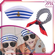 Captain Ship Cosplay Hat Sailor Hat Navybiru Women's Sailor Hat Captain Sailor Hat