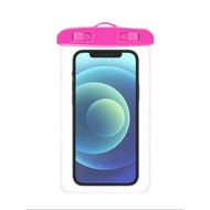 HP Cover Plain Transparent Waterproof Universal Handphone Cover Waterproof Case Import Waterproof Ph