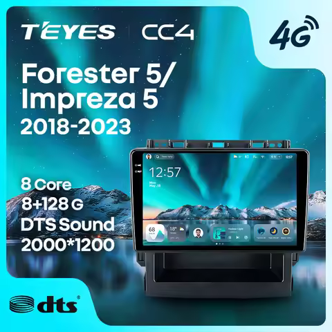 TEYES CC4 For Subaru Forester 5 Impreza 5 2018 - 2023 CarPlay Android Auto 2DIN Car headunit Autorad