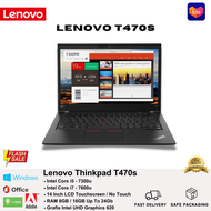 Laptop Lenovo T470s Core i7 i5 Gen 7 RAM 16GB SSD 256GB - Second Berkualitas