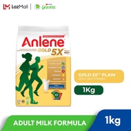 Anlene Gold 5X Adult Milk Formula Powder Plain 1kg