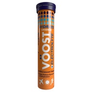 VOOST Hydrate Orange Effervescent Electrolyte Supplement 20 tabs to help relieve symptoms of dehydra