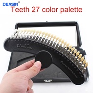 27 Colors 3D Shade Guide Tooth Shade Chart Board Color Comparator Teeth Whitening Set Bleaching Dent