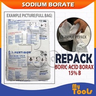 (REPACK) Mytools Sodium Borate Boric Acid Borax 15% B 1KG 2KG Boron Disodium Tetraborate Baja Fertil
