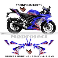 R15 v3 sku26, striping r15 v3 anime, sticker yamaha r15 v3