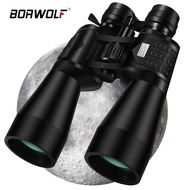 BORWOLF 15-450X60 Binoculars Telescope HD Light Night Vision Bak4 Prism Professional Zoom Powerful f