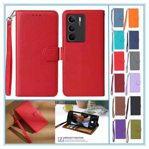 Realme C75 Wallet Flip Case For Realme C75 Phone Case Etui Oppo Realmi C75 Cover Book Coque Real me 