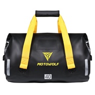 Motowolf 40L Waterproof Dry Duffel Bag Oversize Adventure Dry Sports Bag For Motorcycle, Rafting, Sk