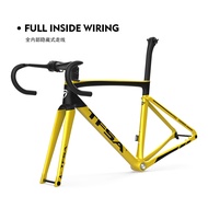 TFSA 870g Carbon Road Bike Frame FULL INTERNAL Disc Brake Bicycle Handlebar Stem Ultralight Frameset 52cm