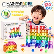 Magnetic Tiles Mini3.5cm Blocks 120 Pieces Magnatic Building Ball Track Children's Toys