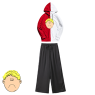 Setelan Baju Wanita Dewasa Untuk jalan jalan / Setelan Hoodie Kombinasi Sad Boy Dan Celana Kulot Teb