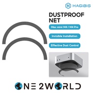 HAGIBIS MC4F Dustproof Net for Mac mini M4 / M4 Pro, Invisible Installation, 0.5mm (2pcs) + 0.8mm (2