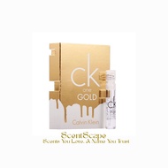 Calvin Klein Ck One Gold Eau De Toilette Mini Perfume 2ml Perfume Tester Sample Spray Vials Unisex P