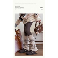 Thick Warm Retro Pile Socks|Phil Island Diamond Pattern, Autumn Winter Matching Boots Must-Have, Wea