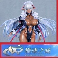 預訂 模魂之城87 首辨 手辨 GK 白模 附水貼 預訂 F2285 1/7 艾蕾歐諾爾 女僕 黑暗精靈 對魔忍 Answorks 預訂價$510
