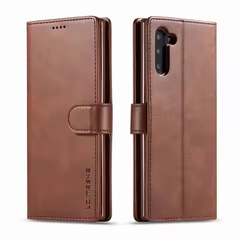 For Samsung Galaxy Note 10 Plus Case Flip Wallet Cover Samsung Galaxy Note 10 + 5G Phone Case Luxury