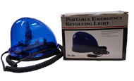 Revolving Light Warning Light (Rotary Beacon) 24VDC Blue Rotary Light