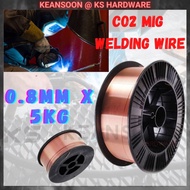 5KG X 0.8MM MIG WELDING WIRE C02 0.8MM  MILD STEEL COPPER COATED WIRE