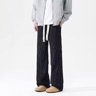 Corduroy Tie-Dye Trousers - Non-Fading Color, Plus Size (M to 5X), With Back Pocket