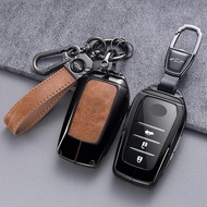 2/3 Button Car Key Case Cover For Toyota RAV4 HARRIER Hilux Fortuner Land Cruiser Crown Highland Pra
