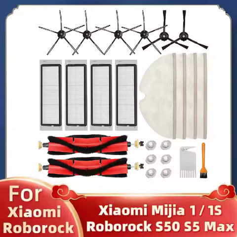 Accessory Kit for Xiaomi Mi 1s 1st Robot Roborock E4 S5 S6 E25 E20 E35 s50 s51 Xiaomi Mijia Robotic