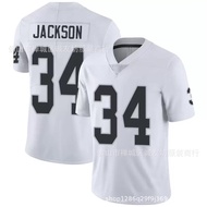Same Day DeliveryNFL Rugby Jersey Jersey Raiders 34 White Raiders Bo Jackson Jersey