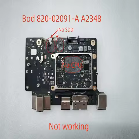 For Mac mini A2348 M1 2020 Logic Board Mainboard 820-02091-A Maintenance Auxiliary Materials Not Wok