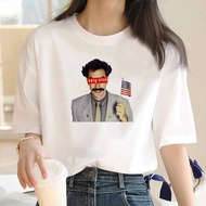 Borat tshirt women comic t shirt female harajuku 2000s clothing